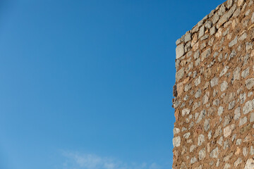 Tower with blue sky background