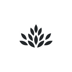 Fototapeta na wymiar Leaf logo design