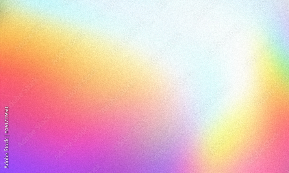 Poster abstract pastel holographic blurred grainy gradient background texture. colorful digital grain soft 