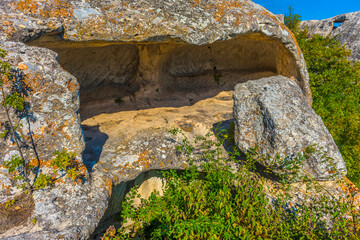 Eski-Kermen is a medieval fortress-city located in  Crimean peninsula