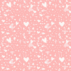 seamless pattern with hearts