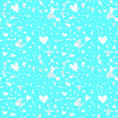 seamless background with hearts