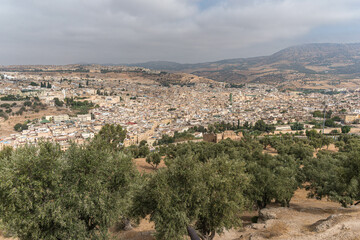 Blick auf die Medina von Fes in Marokko
