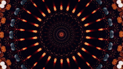 kaleidoscopic abstract pattern background.