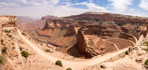 landscape in canyonlands National park in the united states of america