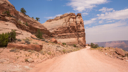 landscape in canyonlands National park in the united states of america