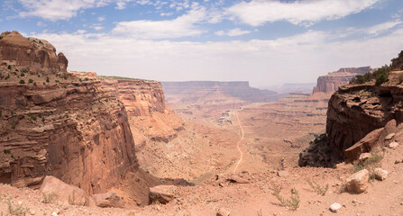 landscape in canyonlands National park in the united states of america