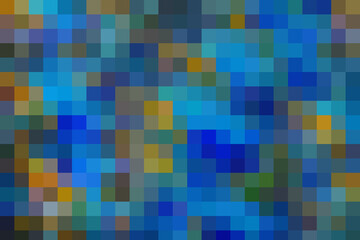 Blue Mosaic Abstract Texture Background , Pattern Backdrop of Gradient Wallpaper