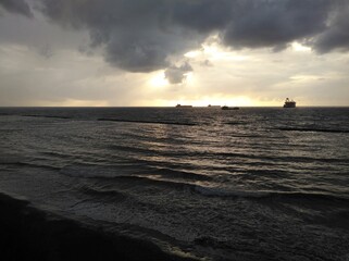 The beautiful Akti Olympion Beach Limassol in Cyprus
