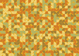 Abstract Geometric Pattern generative computational art illustration