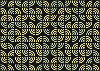 Abstract Geometric Pattern generative computational art illustration