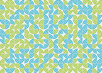 Fototapeta premium Abstract Geometric Pattern generative computational art illustration