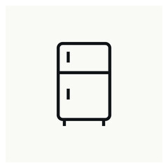 Refrigirator icon sign vector illustration