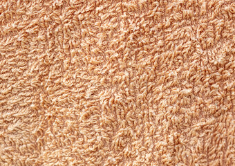Brown fabric towels as abstract background.