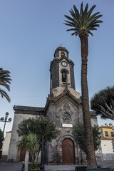 Church of Nuestra Senora de la Pena de Francia (erected in 1697). Puerto de la Cruz, Tenerife, Canary Islands, Spain.