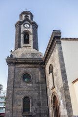 Fototapeta na wymiar Church of Nuestra Senora de la Pena de Francia (erected in 1697). Puerto de la Cruz, Tenerife, Canary Islands, Spain.