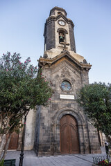 Church of Nuestra Senora de la Pena de Francia (erected in 1697). Puerto de la Cruz, Tenerife, Canary Islands, Spain.
