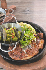 New York Strip Wood Texture Vertical