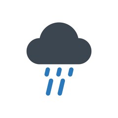 Cloud rainy icon