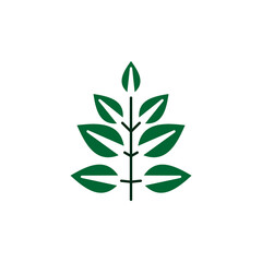 Obraz premium Logos of green leaf ecology nature element vector icon