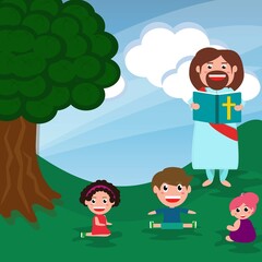 Jesus con biblia