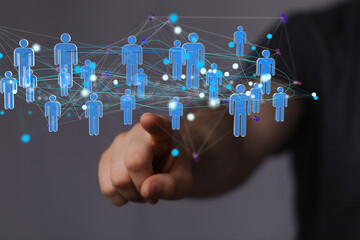 Business and communications group digital