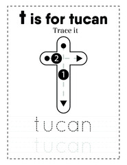 BIG Alphabet Letter Tracing Worksheet For Preschoolers and Toddlers