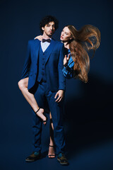 tango of passionate couple