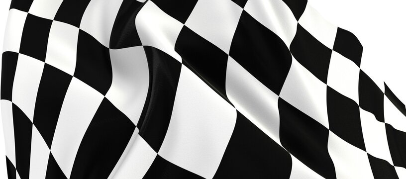 motor sport finish flag concept