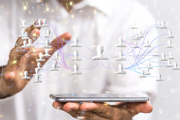 team hierarchy connection group digital
