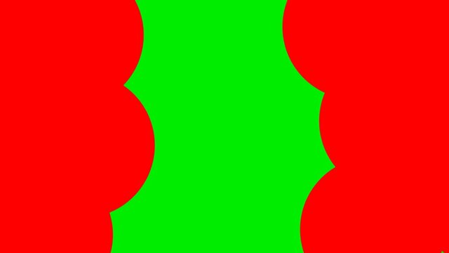 Green schreen effect red