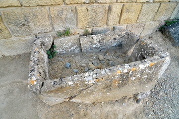 Su Nuraxi  - a nuragic archaeological site in Barumini, Sardinia, Italy.