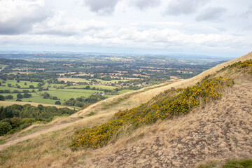 Fototapeta premium Malvern hills of England in the Autumn.