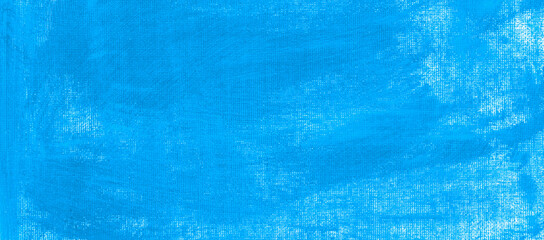 Cerulean, dark blue acrylic fluid color minimal clean painted on textured canvas abstract...