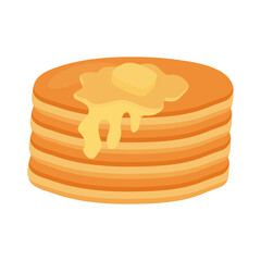 pancakes and butter
