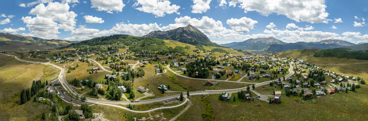 Mount Crested Butte Summer Panorama