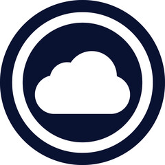 Cloud Vector icon that can easily modify or edit

