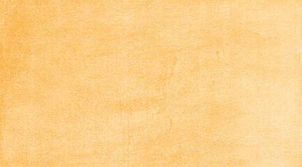 Fototapeta na wymiar Tangerine, gold, yellowish acrylic painting on textured canvas abstract background. Handmade, organic, with hi-res scanned file technique.