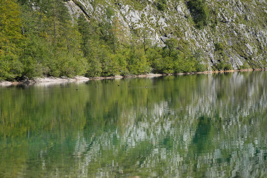 The Beauty Of Nature In The Berchtesgaden National Park In The German Alps