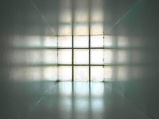 Abstract square window