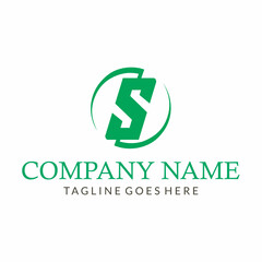 letter S logo compant template vector design