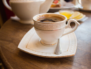 a cup of coffee