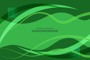 Stylish abstract geometric green background vector illustration eps10
