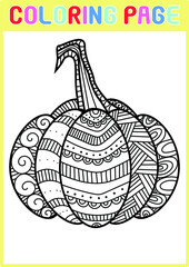 Adults Pumpkin Coloring Pages Printables Cartoon 