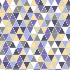 Obraz premium Polygonal rainbow mosaic background. Abstract low poly vector illustration. Triangular seamless pattern. Template geometric business design with triangle for poster, banner, card, fabric, textile