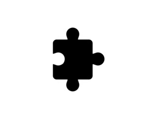 Puzzle Icon in trendy flat style isolated on grey background. Puzzle Icon page symbol for your web site design Puzzle Icon logo, app, UI. Puzzle Icon Vector illustration, EPS10.