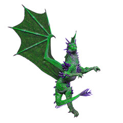 Obraz premium dragon is looking for food