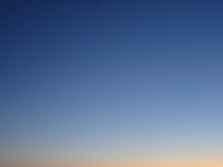 Background gradient of the blue evening sky