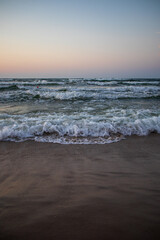sunset on the beach