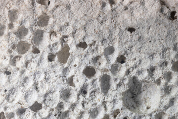 A macro shot of a Pumice Stone.